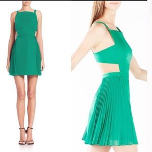 BCBGMAXAZRIA Brielle Dress Emerald Green size 6